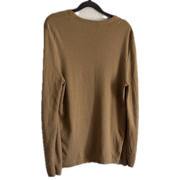 VTG Wool Crewneck Sweater in Camel - Picture 2 of 3